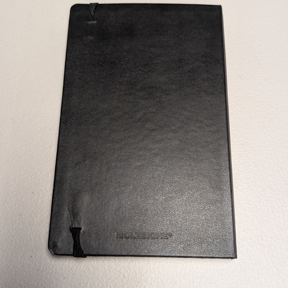 Moleskine Black Hardcover Lined Notebook From David Yurman - Picture 2 of 8